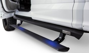 Chevrolet Silverado Running Board - AMP Research - PowerStep XL, Electric, 3 Inch Additional Drop - Black - `22-`26